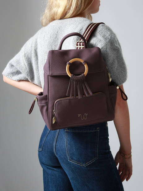 Rugzak Camomille Woomen Violet camomille WCAO02 ander zicht 1